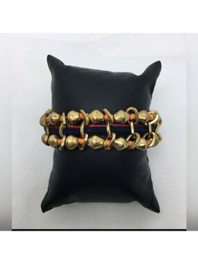 NWT Lucky Brand Goldtone Beaded Bracelet 7"
